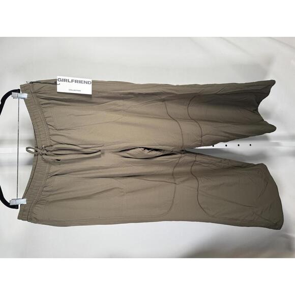 NWT Girlfriend Collection Flex Track Pant Reversible Fleece Olive Green XXL - Picture 2 of 9